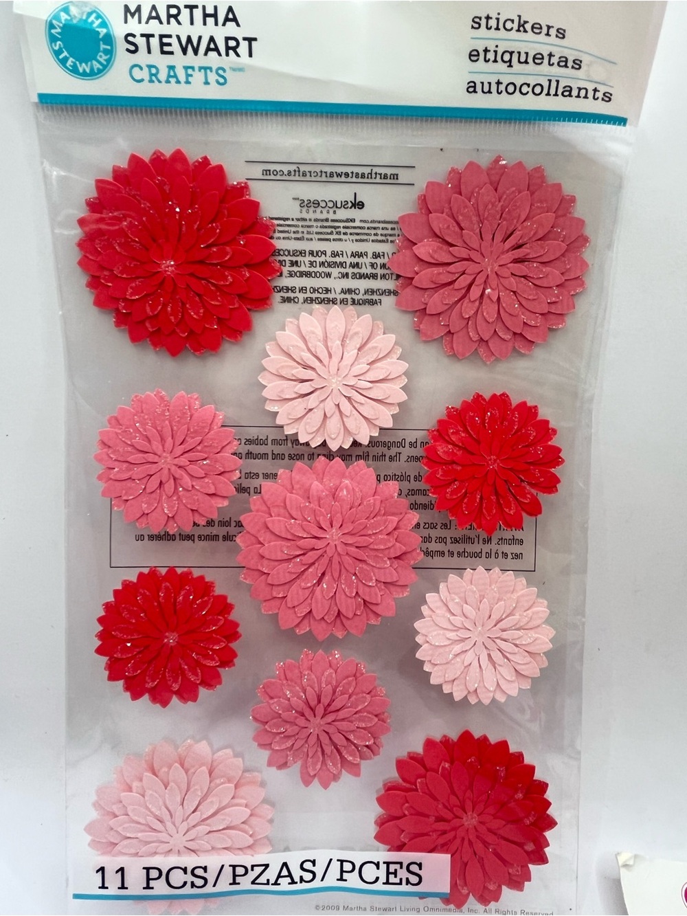 Craft/Scrapbooking Assorted Floral Embellishments Lot - Picture 3 of 7